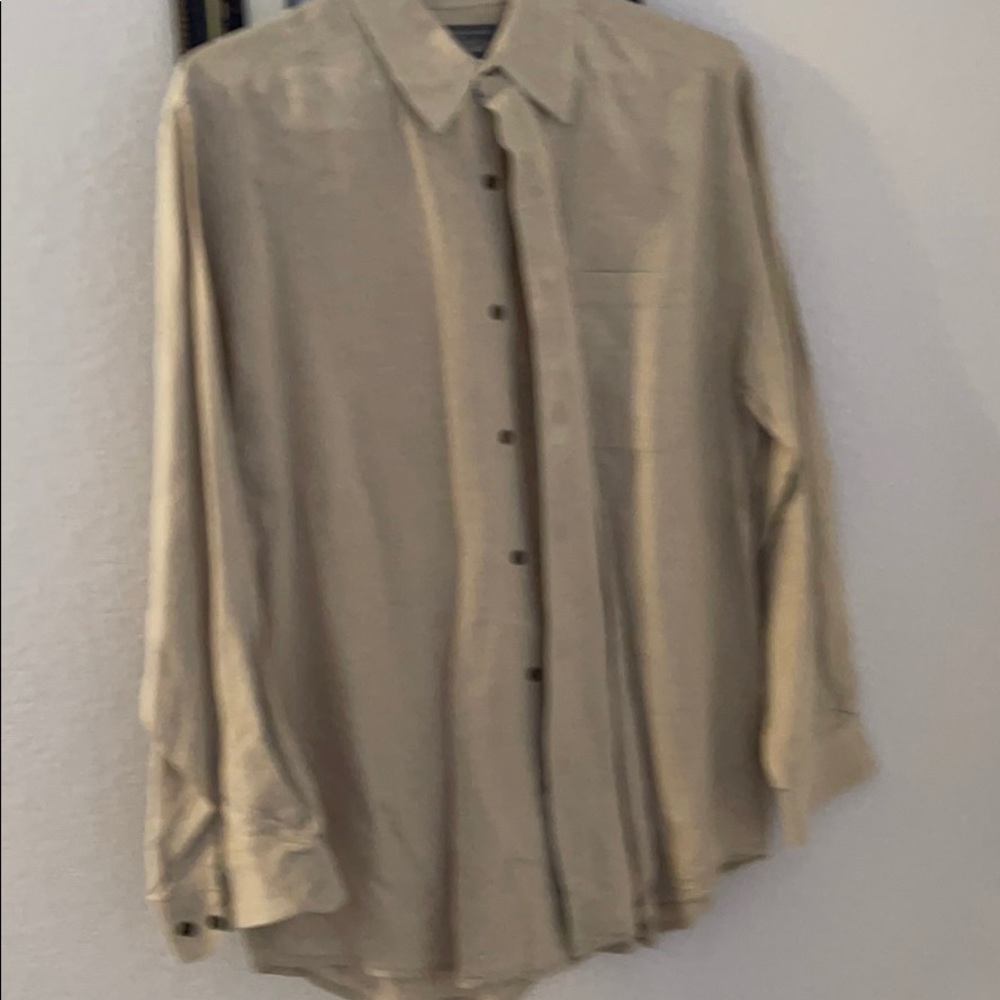 Linen dress shirt